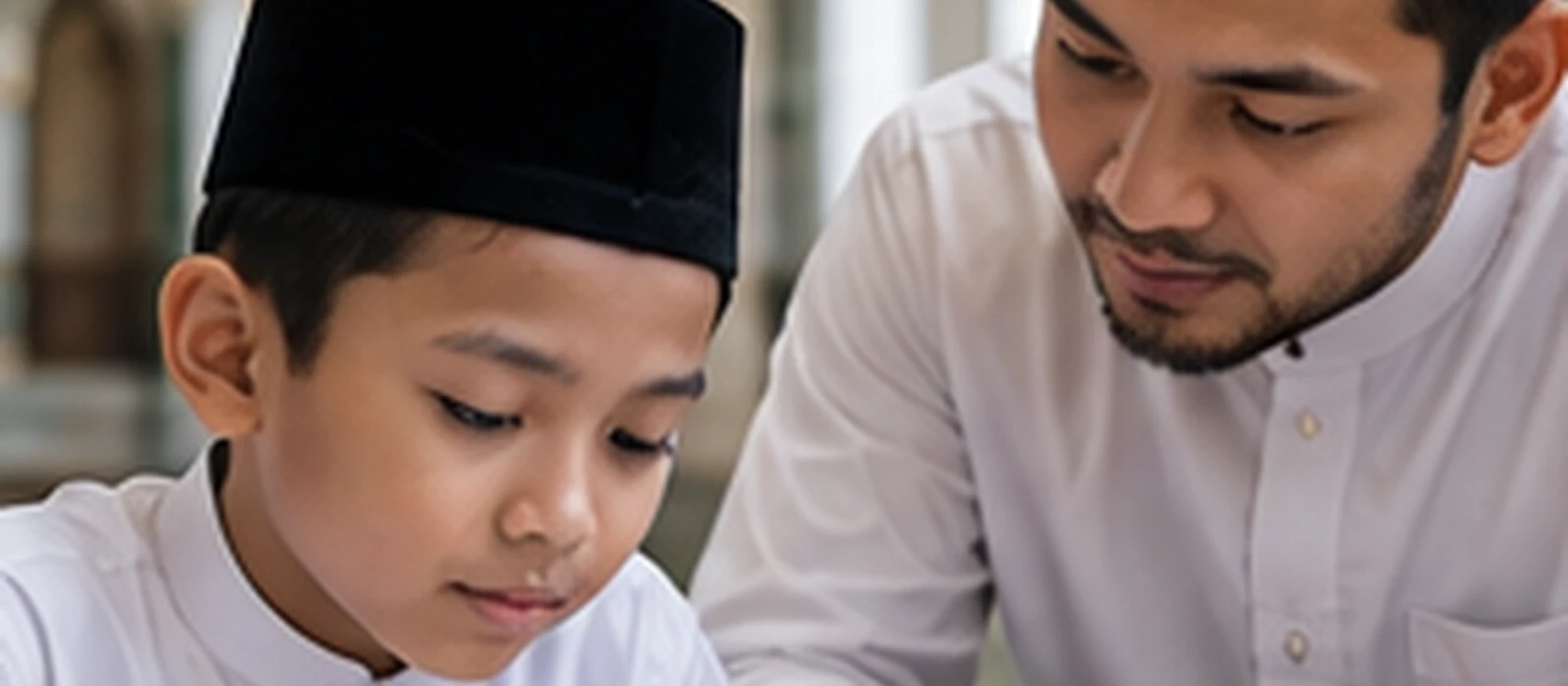 Private ngaji home visit bersama guru dan santri